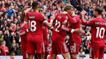 ليفربول يعيد ترتيب أوراقه استعدادًا لمواجهة كريستال بالاس في كأس الرابطة بعد خسارته أمام برينتفورد